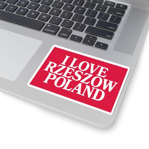 I Love Rzeszow Poland Sticker -  - Polish Shirt Store