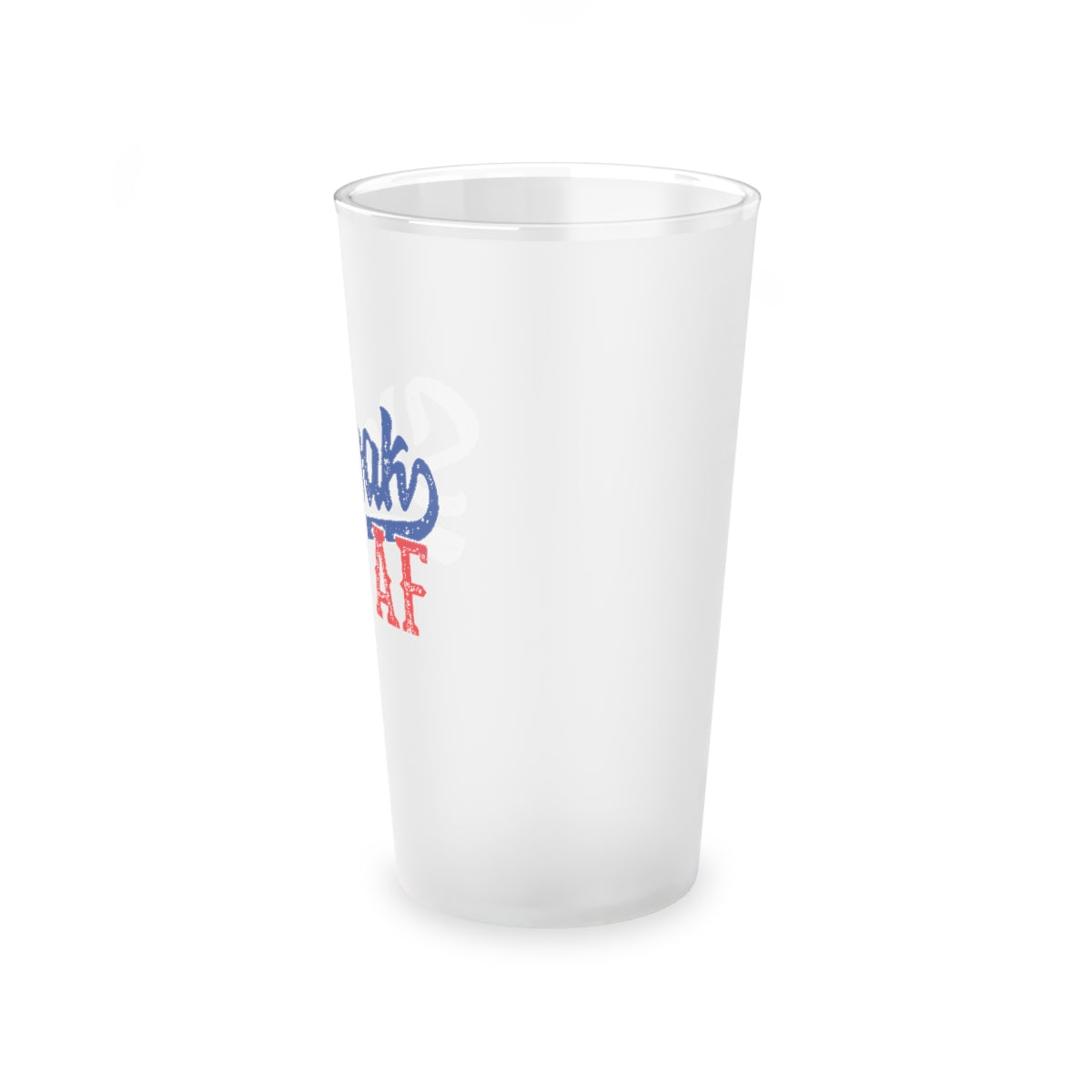 Slovak AF Frosted Pint Glass, 16oz Mug Printify   