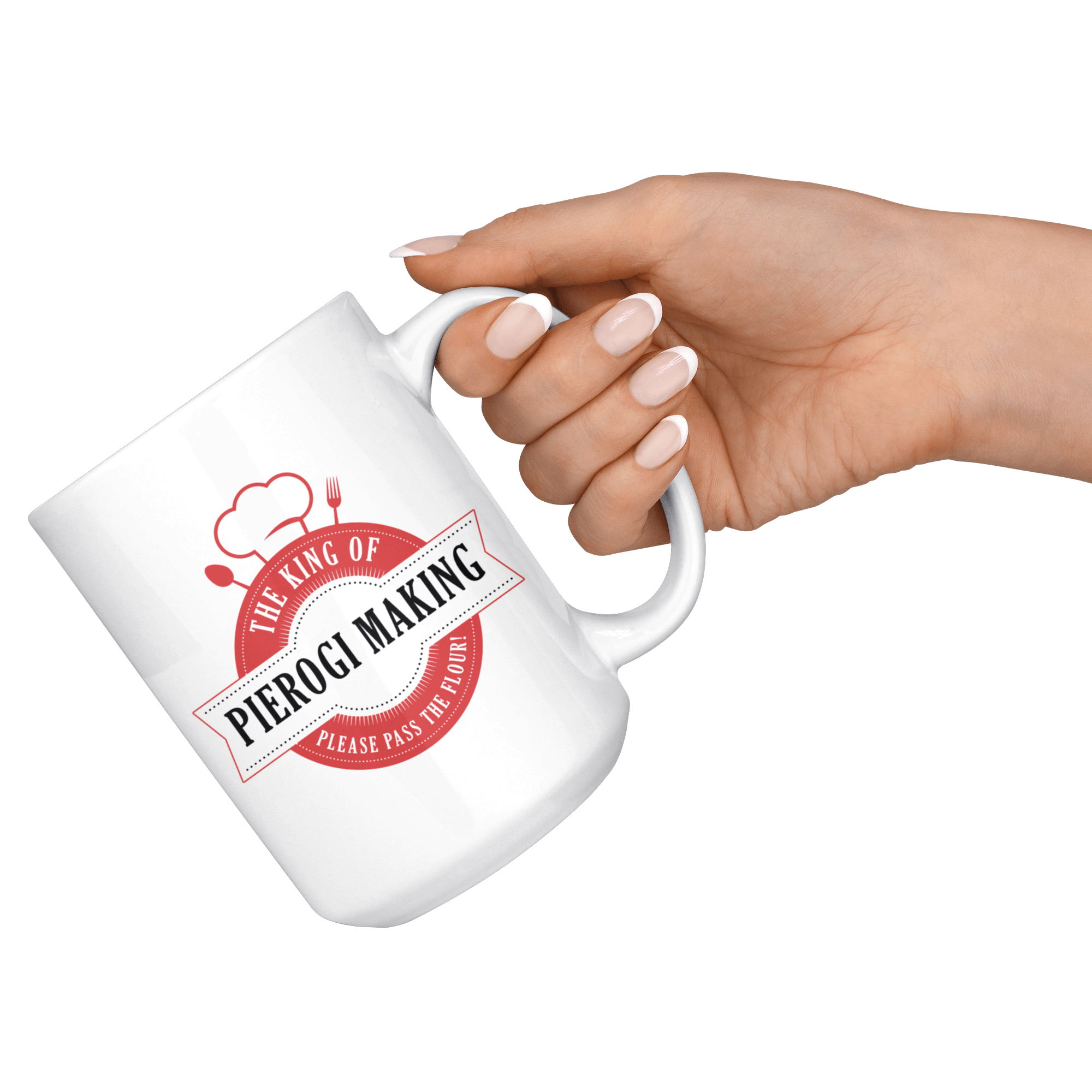 The King Of Pierogi Making Coffee Mug Drinkware teelaunch   