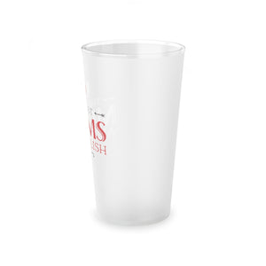 Best Moms Are Polish Frosted Pint Glass, 16oz -  - Polish Shirt Store