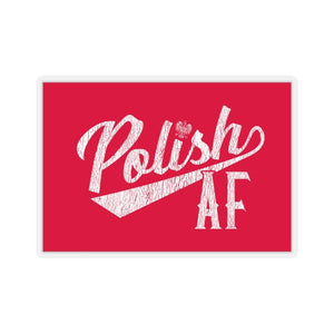 Polish AF Die-Cut Sticker - 4x4" / Transparent - Polish Shirt Store