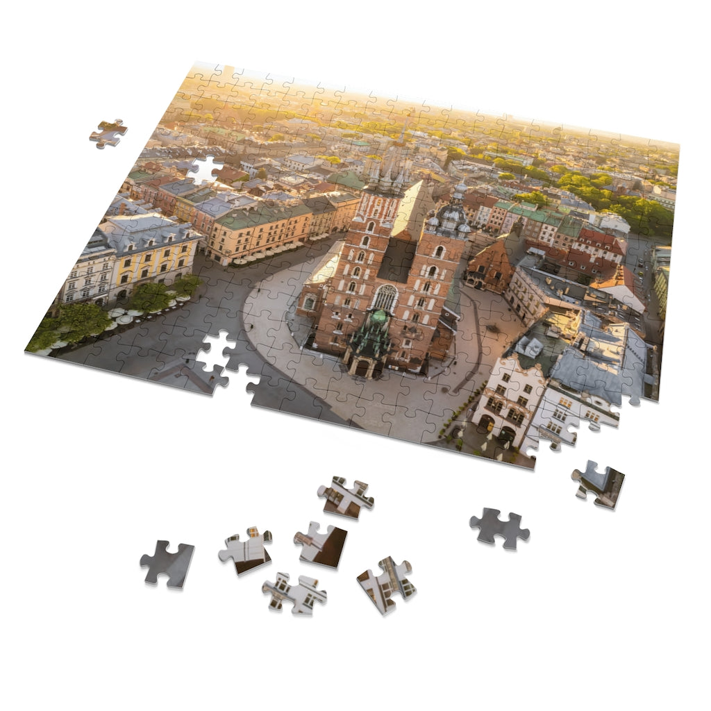 Krakow Old Town Jigsaw Puzzle Puzzle Printify   