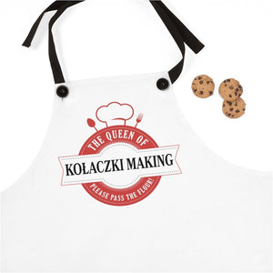 Queen Of Kolaczki Making Poly Twill Apron - One Size - Polish Shirt Store