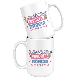 Favorite Babcia Coffee Mug -  - Polish Shirt Store