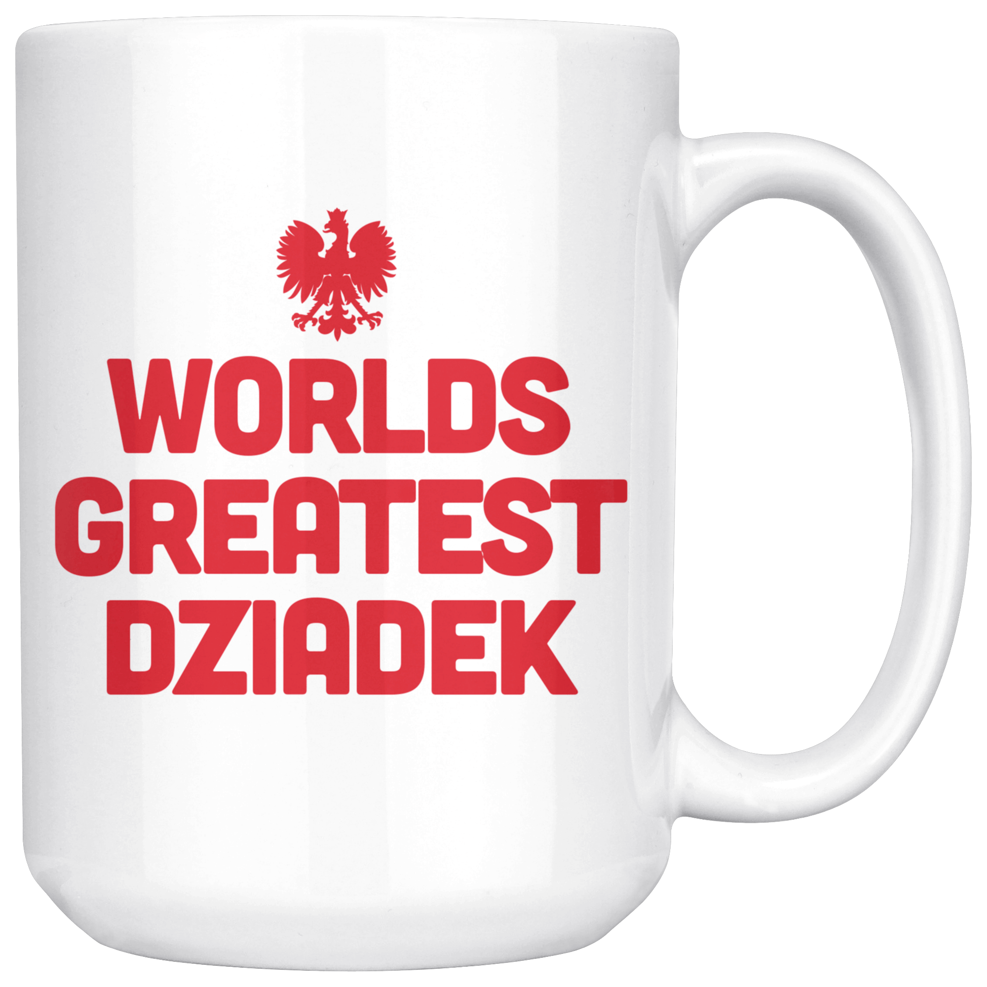 World's Greatest Dziadek Coffee Mug Drinkware teelaunch White  