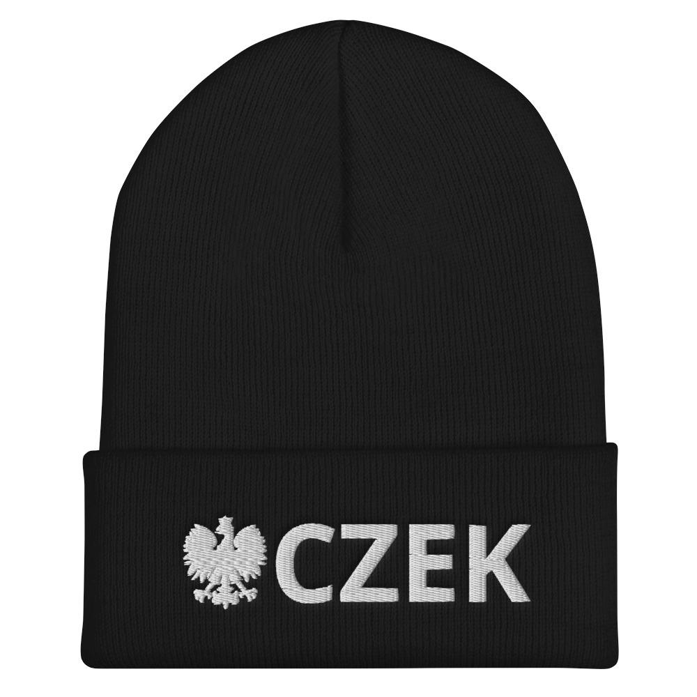 CZEK Cuffed Beanie  Polish Shirt Store Black  
