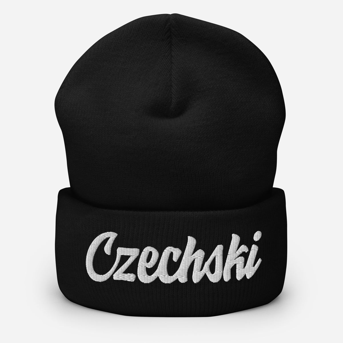 Czechski Cuffed Beanie  Polish Shirt Store Black  