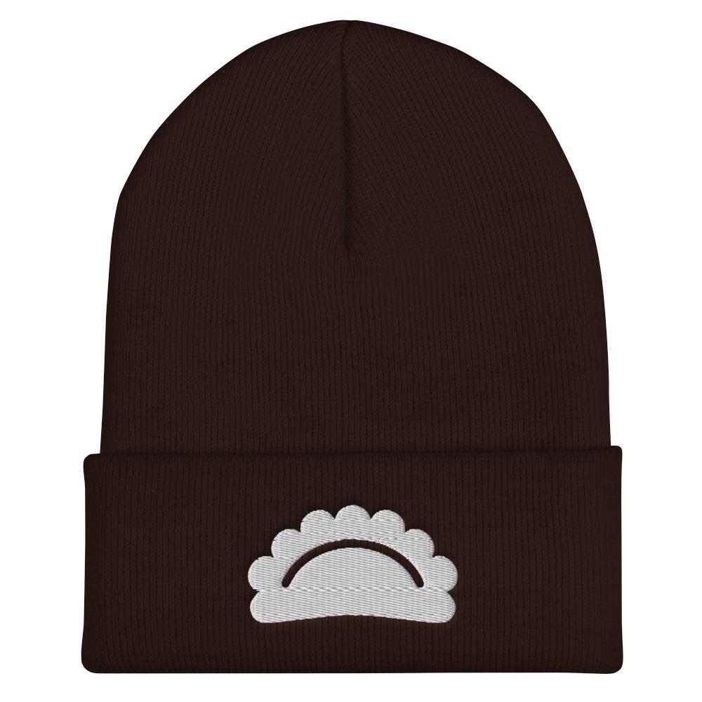 Pierogi Cuffed Beanie  Polish Shirt Store Brown  