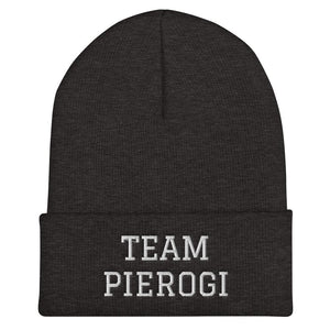 Team Pierogi Cuffed Beanie - Dark Grey - Polish Shirt Store
