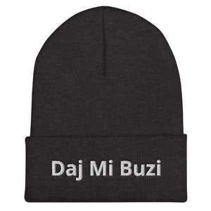 Daj Mi Buzi Cuffed Beanie - Dark Grey - Polish Shirt Store
