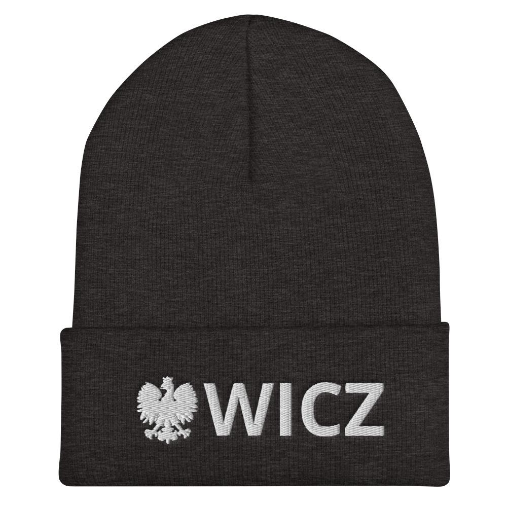 WICZ Cuffed Beanie  Polish Shirt Store Dark Grey  