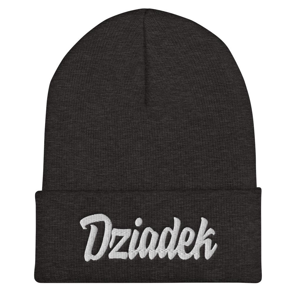 Dziadek Cuffed Beanie  Polish Shirt Store Dark Grey  