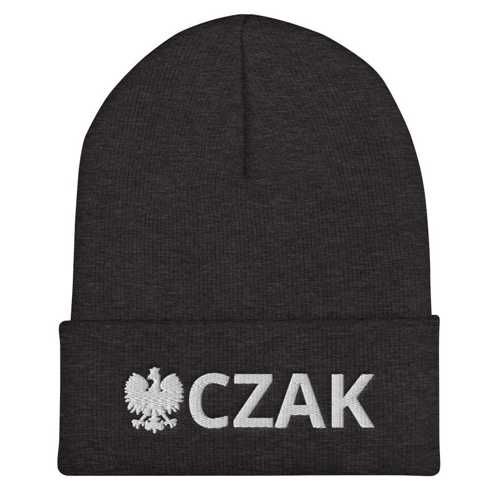 CZAK Cuffed Beanie  Polish Shirt Store Dark Grey  