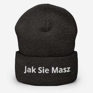 Jak Sie Masz Cuffed Beanie - Dark Grey - Polish Shirt Store