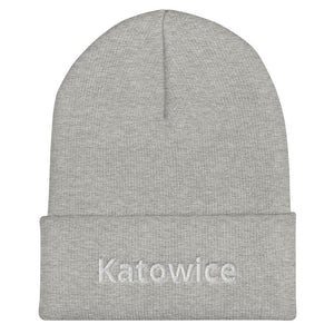 Katowice Poland Cuffed Beanie - Heather Grey - Polish Shirt Store