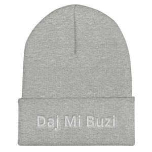 Daj Mi Buzi Cuffed Beanie - Heather Grey - Polish Shirt Store