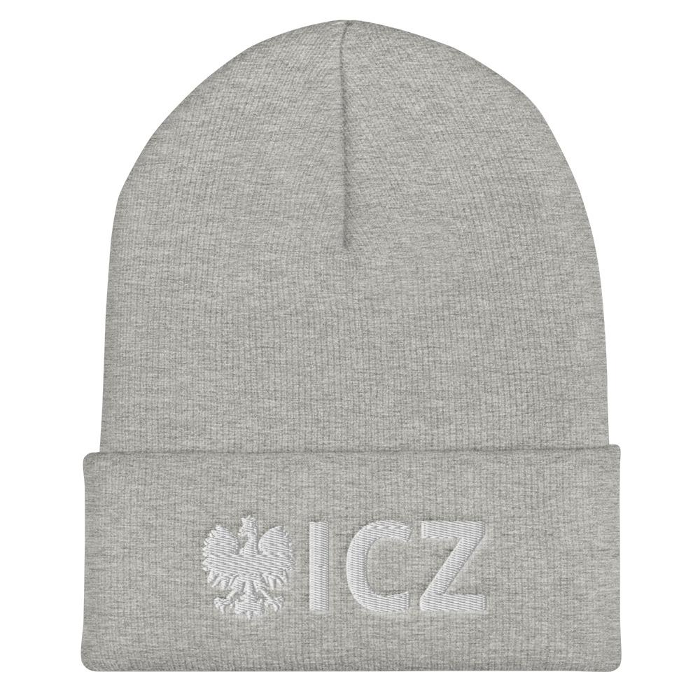 ICZ Cuffed Beanie  Polish Shirt Store Heather Grey  