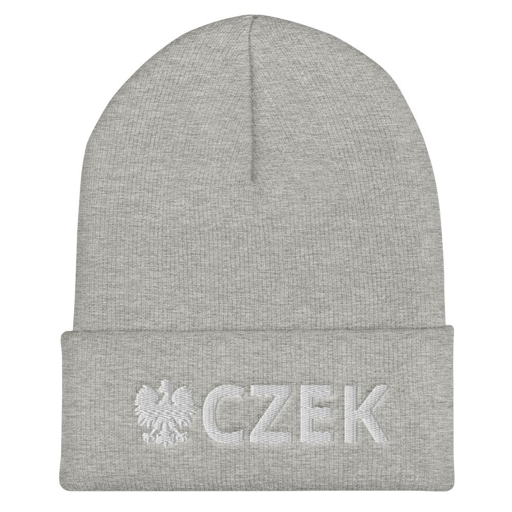 CZEK Cuffed Beanie  Polish Shirt Store Heather Grey  