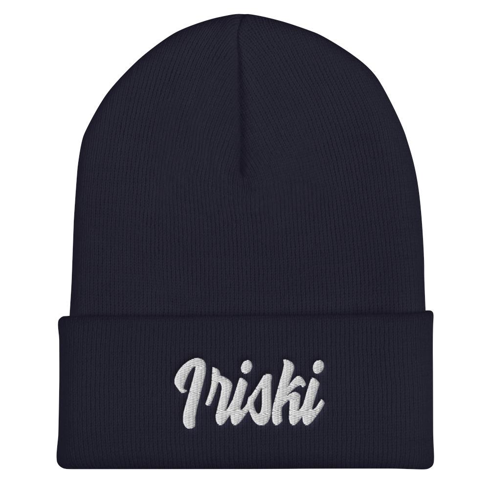 Iriski Cuffed Beanie  Polish Shirt Store Navy  