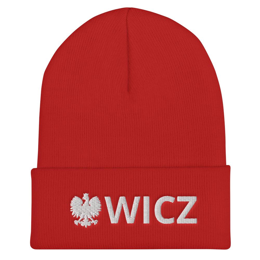WICZ Cuffed Beanie  Polish Shirt Store Red  
