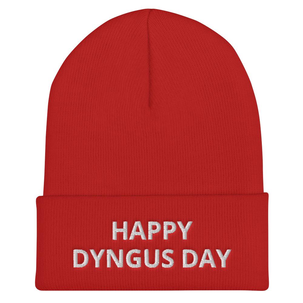 Happy Dyngus Day Cuffed Beanie  Polish Shirt Store Red  