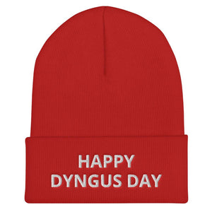Happy Dyngus Day Cuffed Beanie - Red - Polish Shirt Store