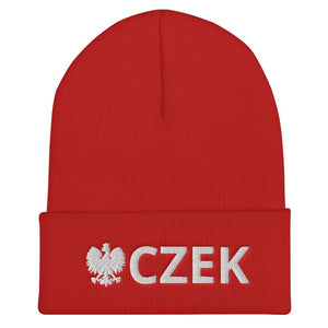 CZEK Cuffed Beanie - Red - Polish Shirt Store