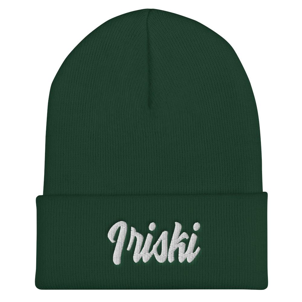 Iriski Cuffed Beanie  Polish Shirt Store Spruce  
