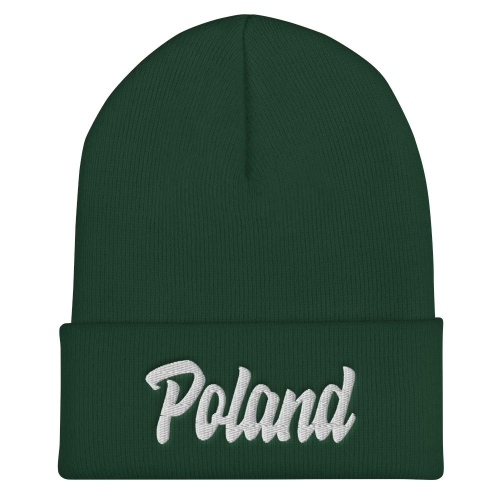 Poland Cuffed Beanie  Polish Shirt Store Spruce  