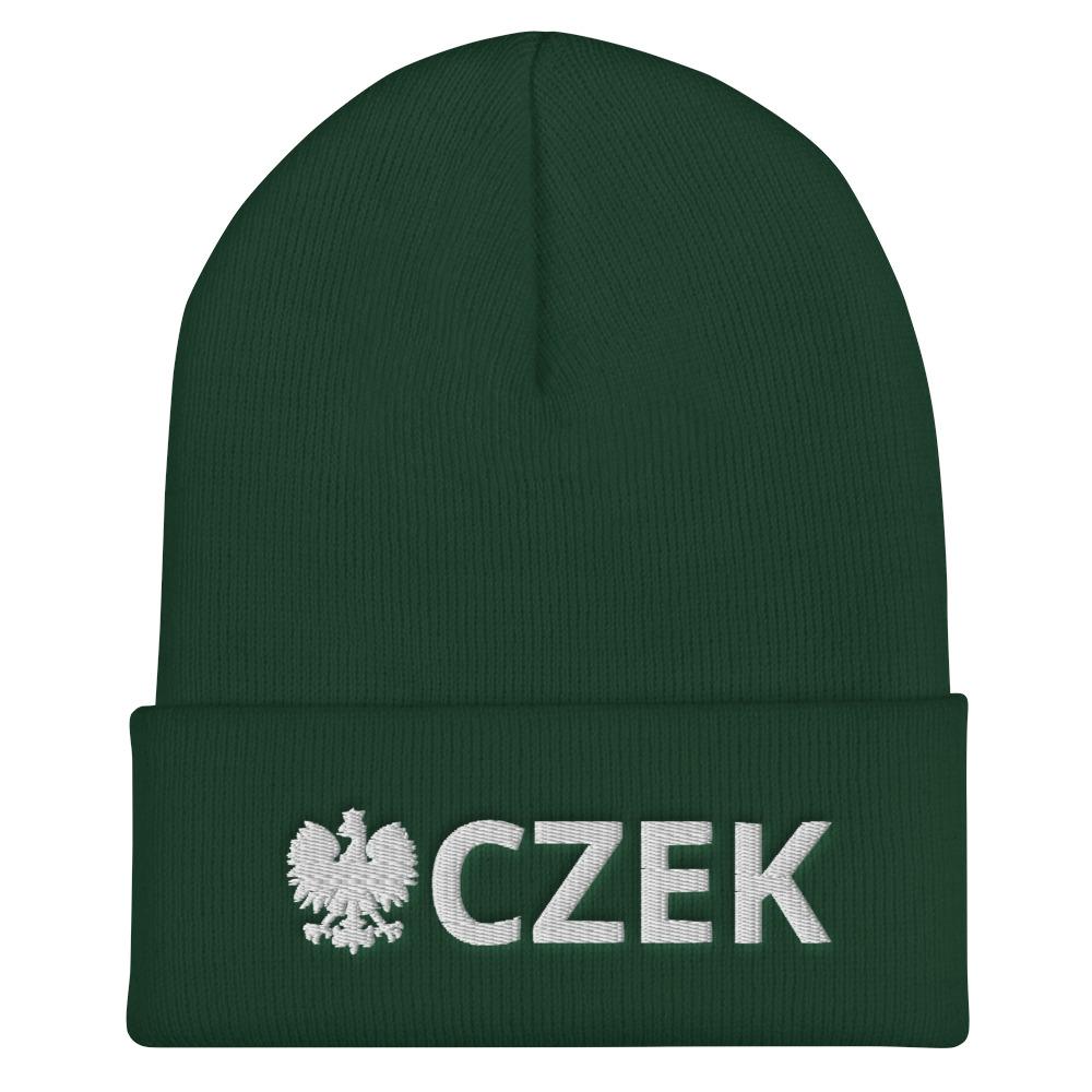 CZEK Cuffed Beanie  Polish Shirt Store Spruce  
