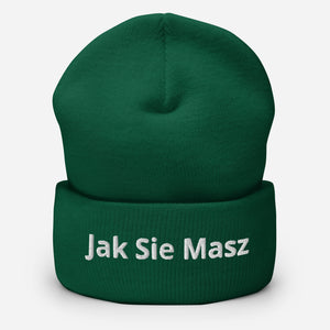 Jak Sie Masz Cuffed Beanie - Spruce - Polish Shirt Store