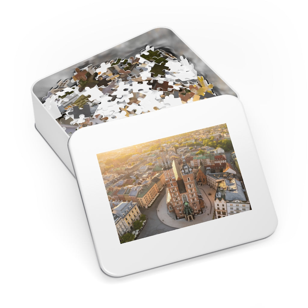 Krakow Old Town Jigsaw Puzzle Puzzle Printify   