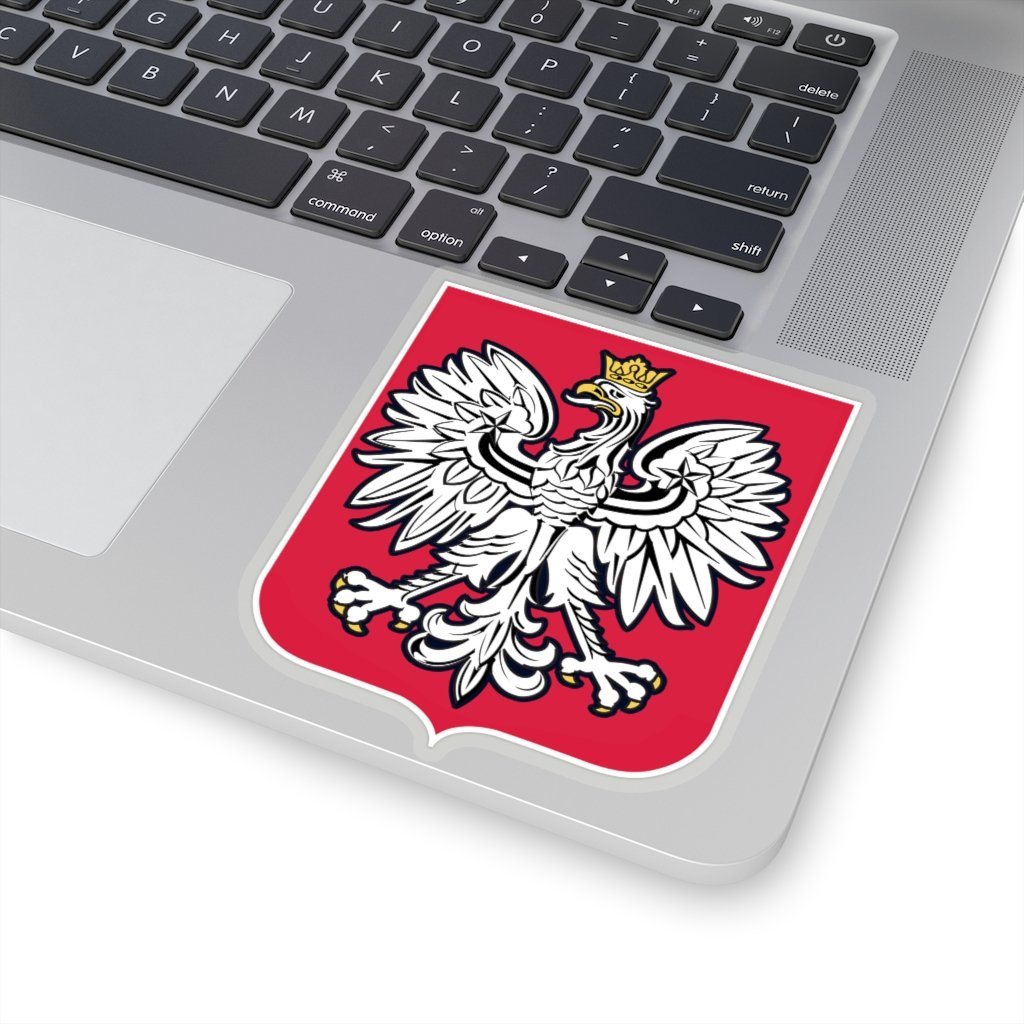 Polish Coat Of Arms Sticker Paper products Printify 4x4&quot; Transparent 