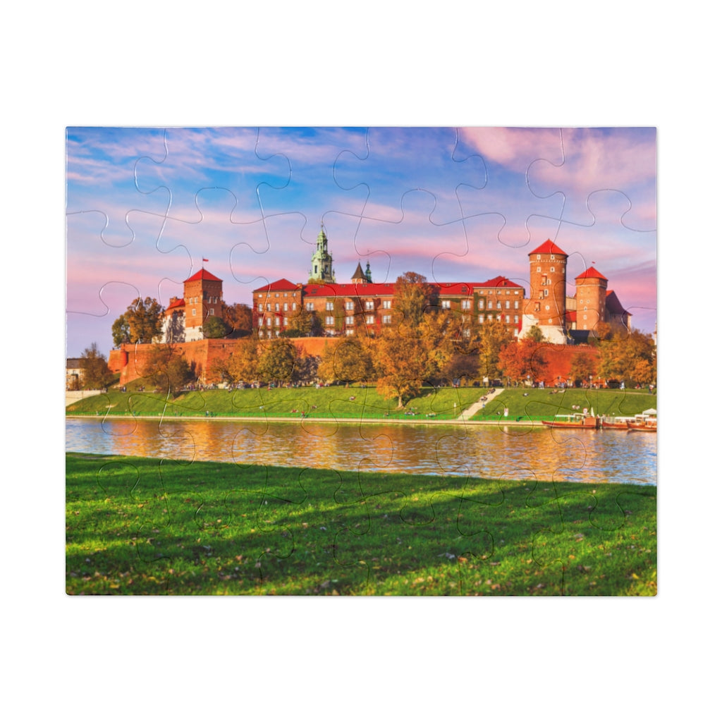 Wawel Castle Jigsaw Puzzle Puzzle Printify 9.6" × 8" (30 pcs)  