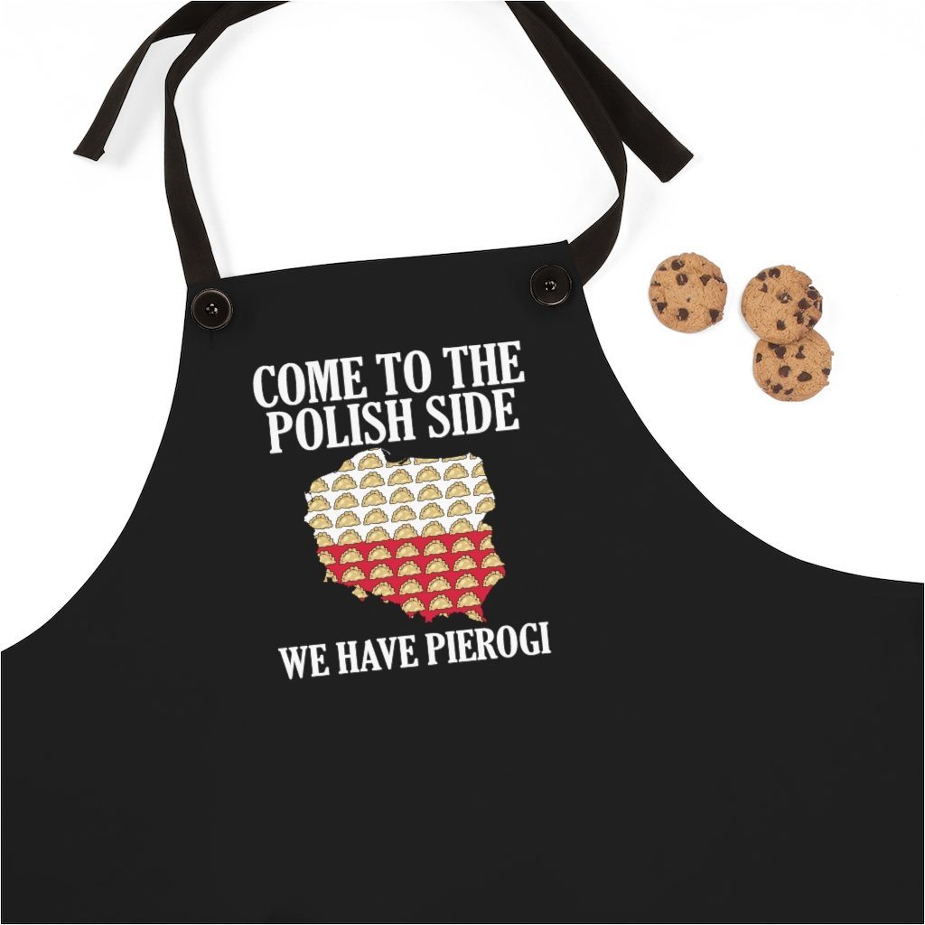 Come To The Polish Side Poly Twill Apron Accessories Printify One Size  