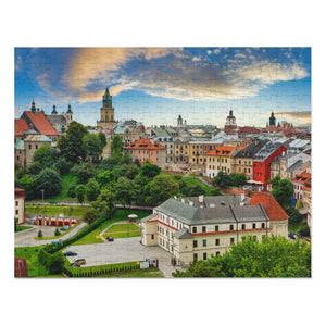 Lublin Old Town Jigsaw Puzzle - 14" × 11" (252 pcs) - Polish Shirt Store