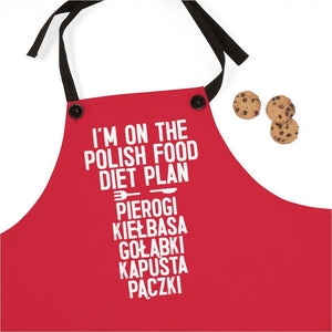 Polish Food Plan Poly Twill Apron - One Size - Polish Shirt Store
