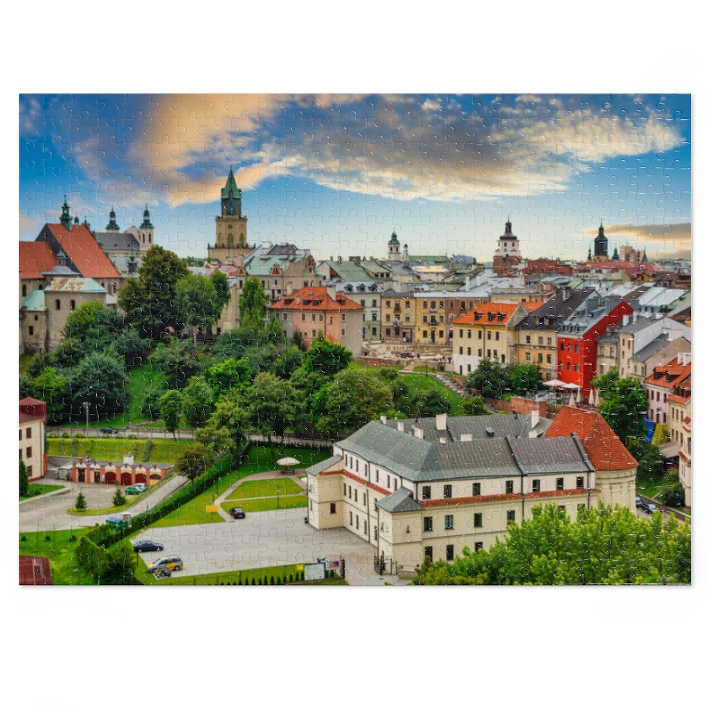 Lublin Old Town Jigsaw Puzzle Puzzle Printify 20.5" × 15" (500 pcs)  
