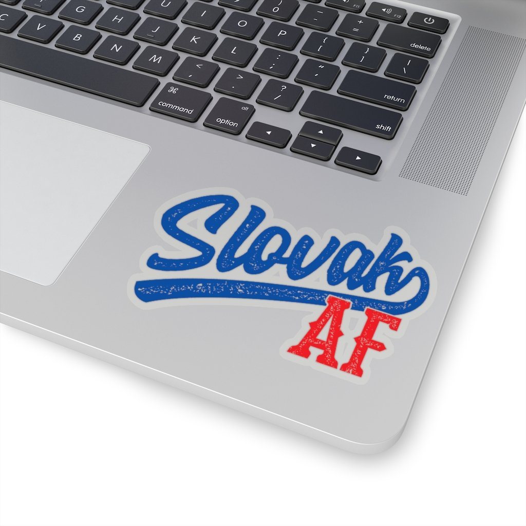 Slovak AF Die-Cut Sticker Paper products Printify   