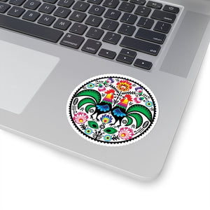 Polish Folk Art Circle Sticker -  - Polish Shirt Store