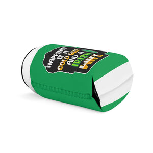 Cold Beer Irish Wife Green Can Cooler Sleeve -  - Polish Shirt Store