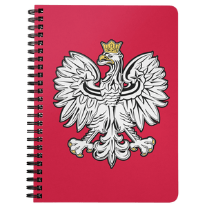 Polish Eagle Spiral Bound Notebook - Spiral Notebook - Polish Shirt Store