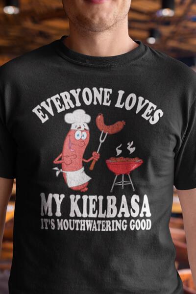Everyone Loves My Polish Kielbasa T-shirt teelaunch   