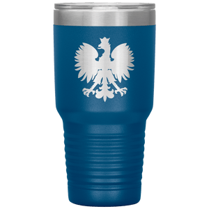 Polish Eagle 30 oz Vacuum Insulated Tumbler - Blue - Polish Shirt Store