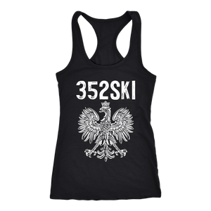 352SKI Gainesville Florida Polish Pride - Next Level Racerback Tank / Black / XS - Polish Shirt Store