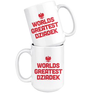 World's Greatest Dziadek Coffee Mug -  - Polish Shirt Store