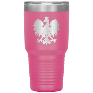 Polish Eagle 30 oz Vacuum Insulated Tumbler - Pink - Polish Shirt Store