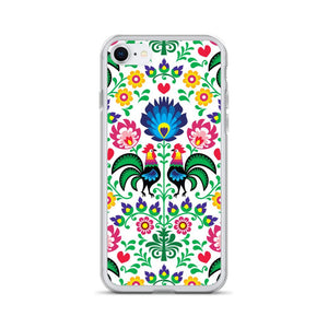 Wycinanki Folk Art Rooster iPhone Case - iPhone SE - Polish Shirt Store