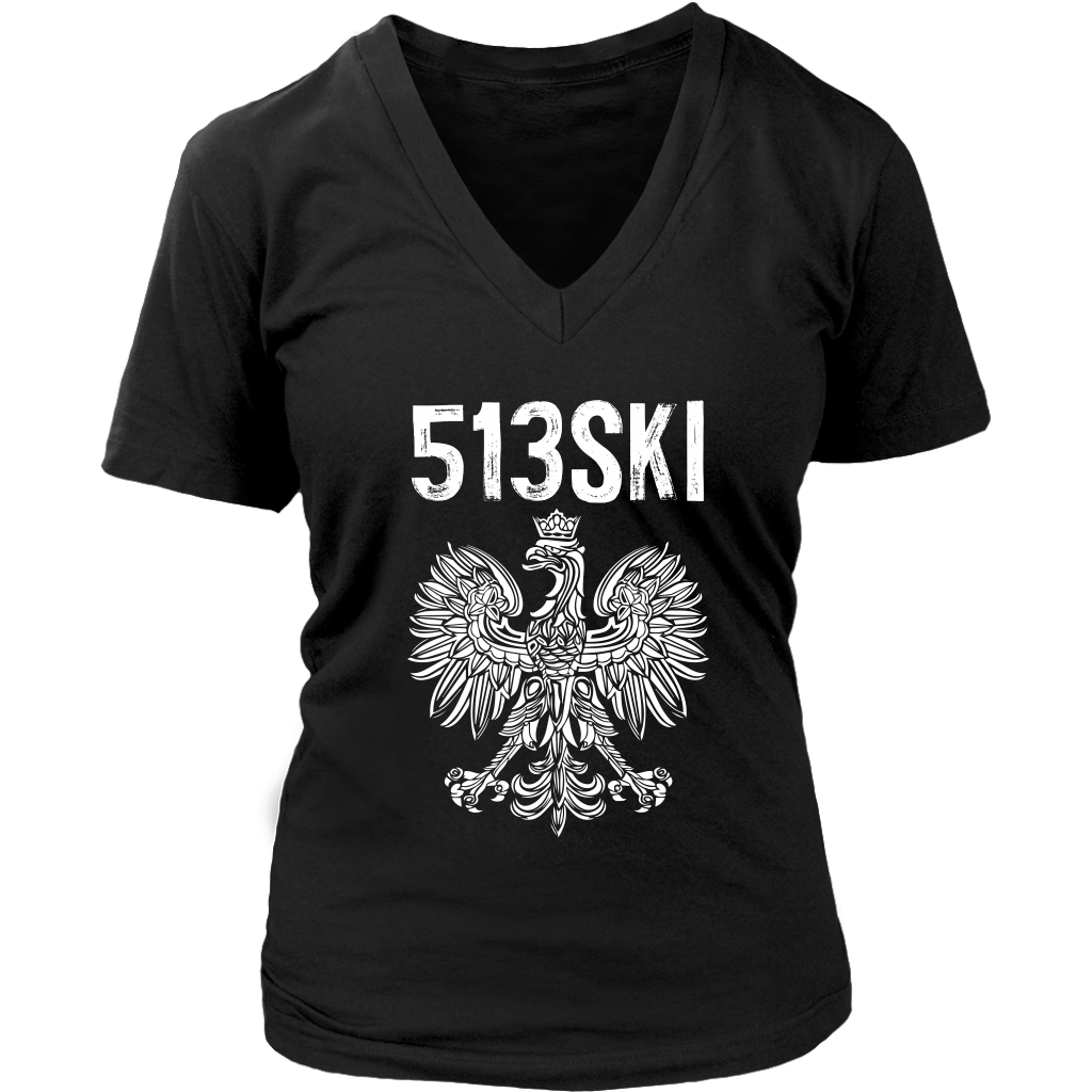 Cincinnati Ohio - 513 Area Code - Polish Pride T-shirt teelaunch   