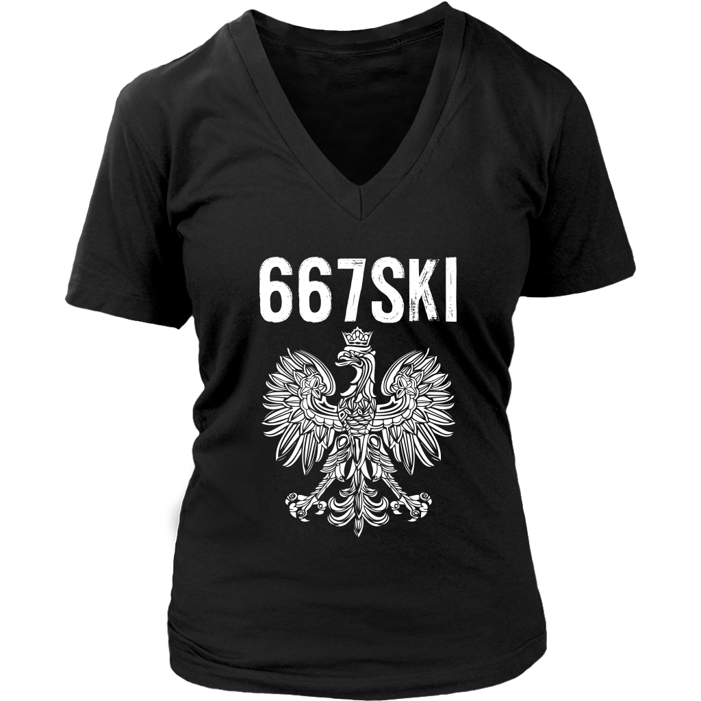 Maryland Area Code 667 Polish Pride T-shirt teelaunch   